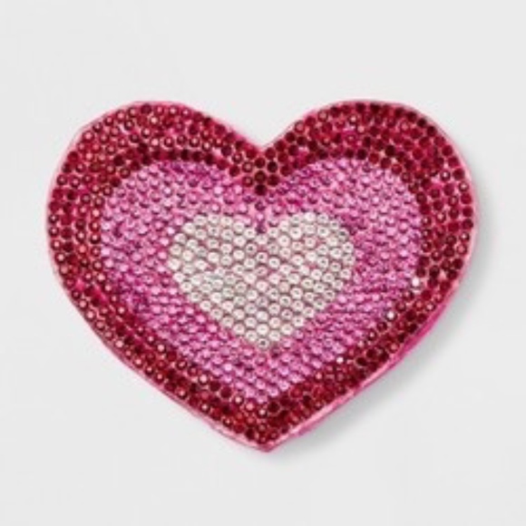 Cat & Jack Other - Girls' Gem Heart Clip - Red